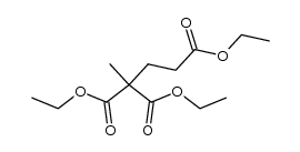 diethyl 2-ethoxycarbonyl-2-methylglutarate结构式