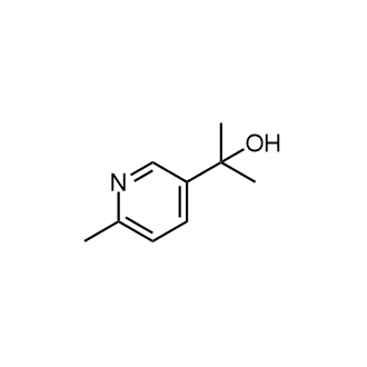 2-(6-甲基吡啶-3-基)丙-2-醇结构式