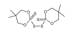2,2'-Disulfanediylbis(5,5-dimethyl-1,3,2-dioxaphosphinane) 2,2'-d isulfide Structure