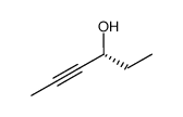 (R)-4-hexyn-3-ol结构式