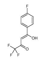 1,1,1-trifluoro-4-(4-fluorophenyl)-4-hydroxybut-3-en-2-one结构式
