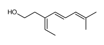 3-ethylidene-7-methyl-octa-4,6-dien-1-ol结构式
