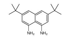 3,6-二-叔丁基萘-1,8-二胺结构式