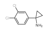 1-(3,4-二氯苯基)环丙胺结构式