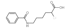 6-苯酰胺-2-氯己酸结构式