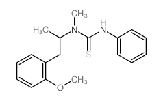1-[1-(2-methoxyphenyl)propan-2-yl]-1-methyl-3-phenyl-thiourea Structure