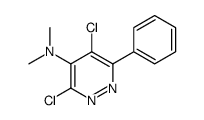 3,5-dichloro-N,N-dimethyl-6-phenylpyridazin-4-amine Structure