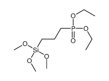 3-diethoxyphosphorylpropyl(trimethoxy)silane Structure