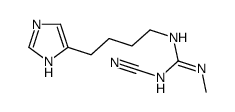 1-cyano-3-[4-(1H-imidazol-5-yl)butyl]-2-methylguanidine结构式
