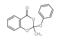 4H-1,3-Benzodioxin-4-one,2-methyl-2-phenoxy-结构式