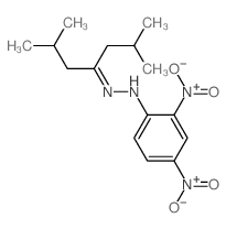 4-Heptanone,2,6-dimethyl-, 2-(2,4-dinitrophenyl)hydrazone structure