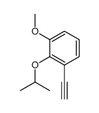 1-ethynyl-3-methoxy-2-propan-2-yloxybenzene结构式