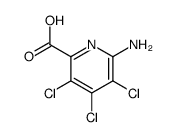 2-Pyridinecarboxylic acid, 6-amino-3,4,5-trichloro-结构式