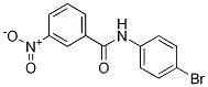 N-(4-溴苯)-3-硝基苯甲酰胺结构式