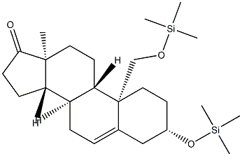 3β,19-Bis(trimethylsiloxy)androst-5-en-17-one Structure