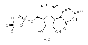 Uridine 5'-diphosphate structure