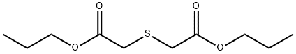 Dipropyl 2,2'-thiodiacetate structure