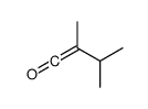 2,3-dimethylbut-1-en-1-one结构式