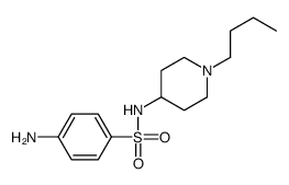 4-amino-N-(1-butylpiperidin-4-yl)benzenesulfonamide Structure