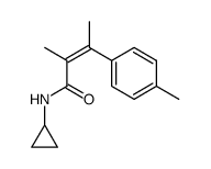 (Z)-2-Methyl-3-p-tolyl-but-2-enoic acid cyclopropylamide Structure