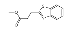 2-Benzothiazolepropanoicacid,methylester(9CI)结构式