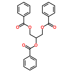 Glycerol, tribenzoate Structure