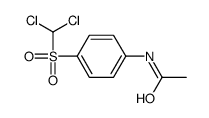 N-[4-(dichloromethylsulfonyl)phenyl]acetamide Structure