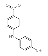 Benzenamine,4-methyl-N-(4-nitrophenyl)- Structure