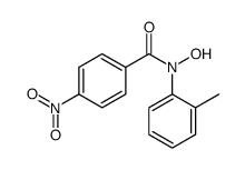 N-hydroxy-N-(2-methylphenyl)-4-nitrobenzamide结构式