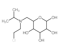 Glucopyranose,6-[(2-chloroethyl)isopropylamino]-6-deoxy-, hydrochloride, D- (8CI) structure