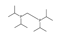 di(propan-2-yl)phosphanylmethyl-di(propan-2-yl)phosphane结构式