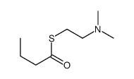 S-[2-(dimethylamino)ethyl] butanethioate结构式