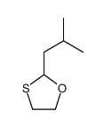 2-(2-methylpropyl)-1,3-oxathiolane结构式