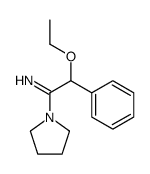 α-Ethoxy-α-phenyl-1-pyrrolidineacetamide Structure