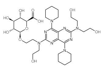 双嘧达莫单-O-β-D-葡糖醛酸结构式
