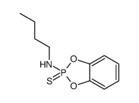 N-butyl-2-sulfanylidene-1,3,2λ5-benzodioxaphosphol-2-amine结构式