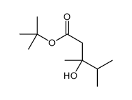 tert-butyl 3-hydroxy-3,4-dimethylpentanoate结构式