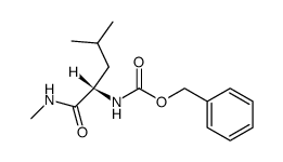 benzyl (S)-(4-methyl-1-(methylamino)-1-oxopentan-2-yl)carbamate结构式