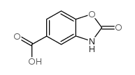 2-氧代-2,3-二氢-苯并噁唑-5-羧酸结构式