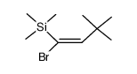 E-1-bromo-3,3-dimethyl-1-trimethylsilylbut-1-ene结构式