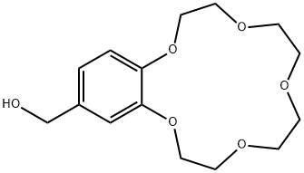 4`-(羟甲基)苯并-15-冠-5结构式