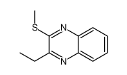 Quinoxaline, 2-ethyl-3-(methylthio)- (9CI) Structure