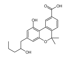 1-hydroxy-3-(2-hydroxypentyl)-6,6-dimethylbenzo[c]chromene-9-carboxylic acid Structure