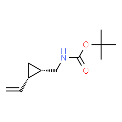 Carbamic acid, [[(1R,2R)-2-ethenylcyclopropyl]methyl]-, 1,1-dimethylethyl structure