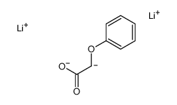 dilithium,2-phenoxyacetate结构式