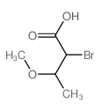 2-溴-3-甲氧基丁酸结构式