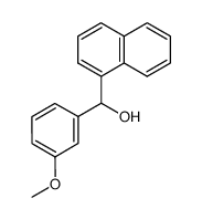 3-methoxy-α-(1-naphthyl)benzyl alcohol Structure