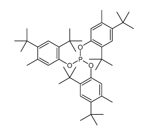 tris(2,4-ditert-butyl-5-methylphenyl) phosphite Structure