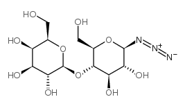 beta-lactosyl azide Structure