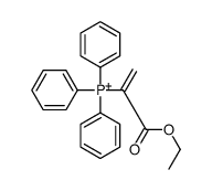 (3-ethoxy-3-oxoprop-1-en-2-yl)-triphenylphosphanium结构式